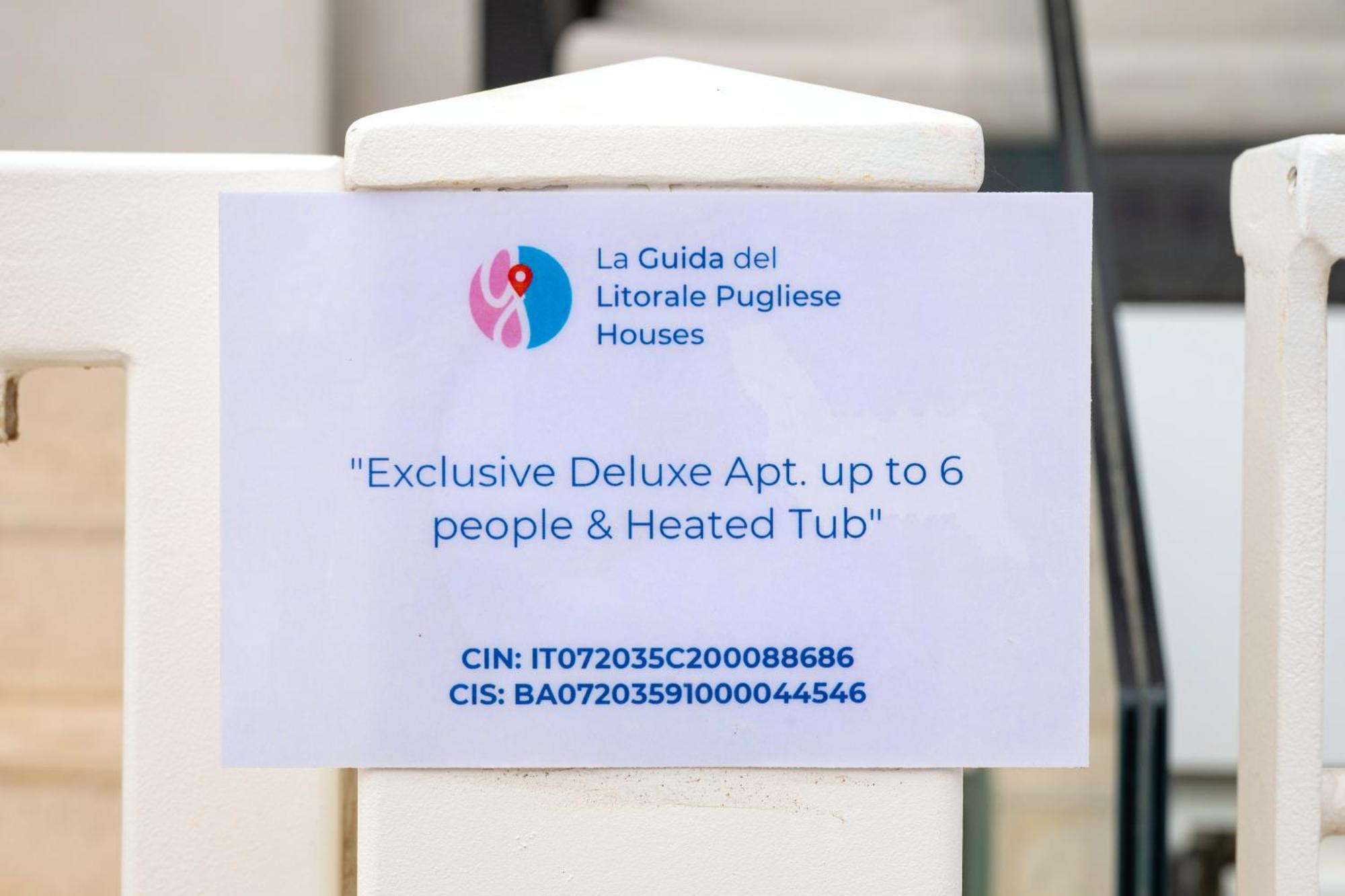 Exclusive Deluxe Apt Up To 6 People & Heated Tub Polignano a Mare Zewnętrze zdjęcie